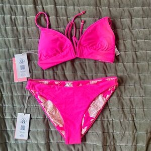 NWT Maaji Neon Pink Bikini